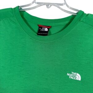 The North Face Mens Green Short Sleeve T Shirt Coolmax Polyester Size XXL